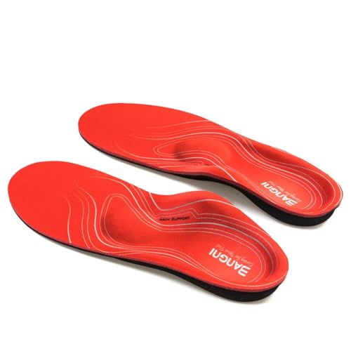 Image of 3ANGNI Arch Support Insoles, Orthotic Insoles for Flantar Fasciitis Flat Feet Low Arch Pronation Metatarsalgia, High Arch Foot Support Orthopedic Insert Men Women