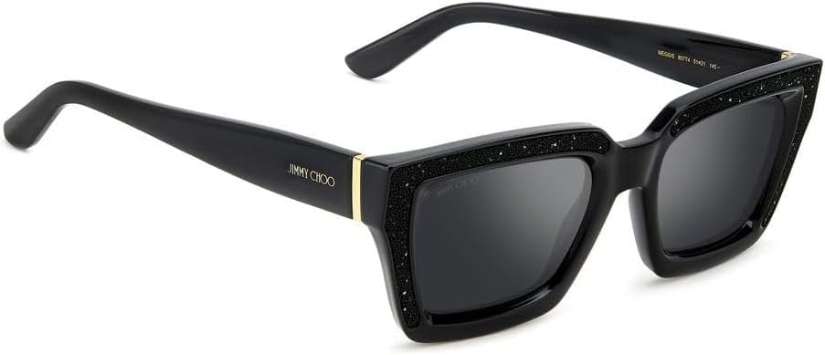 JIMMY CHOO Silver Mirror Square Ladies Sunglasses MEGS/S 0807/T4 51