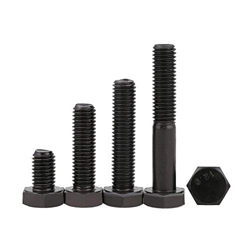 Tornillo hexagonal externo M8 en acero aleado con certificación de dureza 12.9