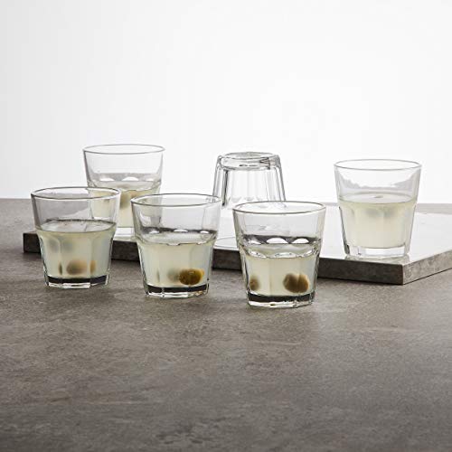 Home Centre Glass Glasses – Set of 6, Transparent, 200ml