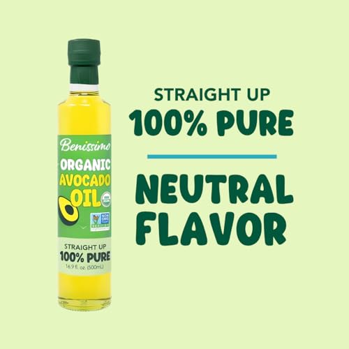 Benissimo 100% Aceite de Aguacate Orgánico Puro 16.9 Fl Oz miniatura 3