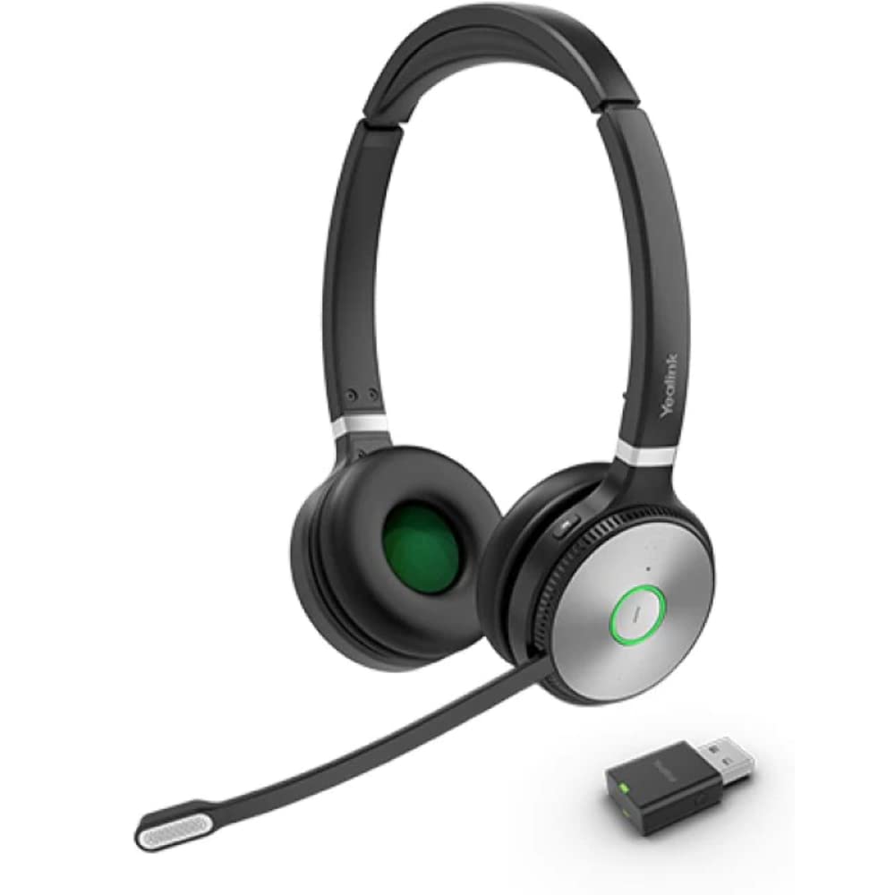 Yealink WH62 Portable Headset Wireless Head-band Calls/Music...