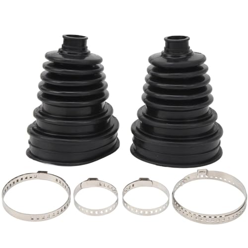 Lote de 2 fuelles de cardán universales, fuelles de cardán homocinéticos universales, fuelles de cardán altamente flexibles para coches, funda de polvo universal de silicona para coche, no be