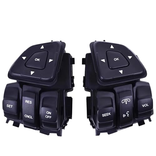 Bouton de volant pour Lincoln MKX 2011-2015 paire de commandes de régulateur de vitesse