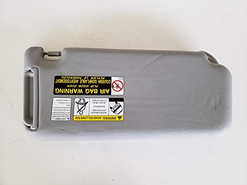 Genuine Toyota 74320-42501-B2 Gray Left Hand Sun Visor - Thumbnail 4