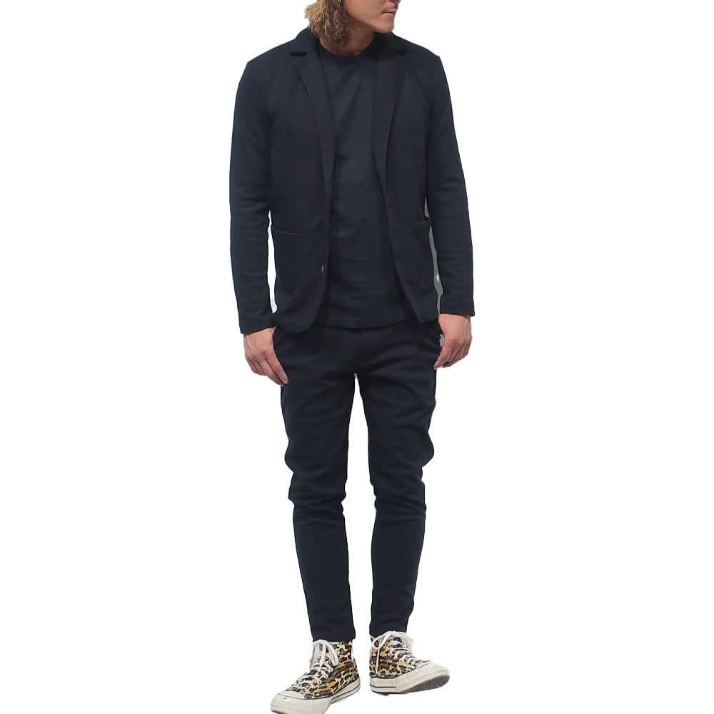 Amazon | ゴルフ ジャケット セットアップ カジュアル スーツ