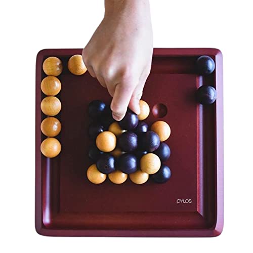 Pylos Juego de Mesa de Estrategia Abstracta de Madera miniatura 5