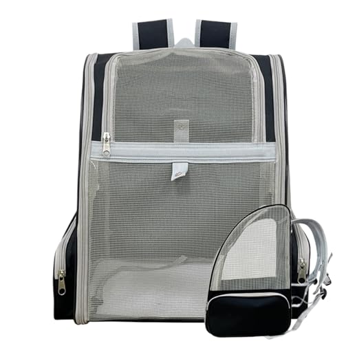 Mochila transportadora para gatos evita escapes con diseño transpirable 2