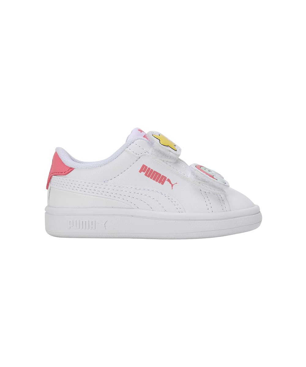 PUMA Smash 3.0 à Scratch Badges White Passionfruit