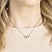 Swarovski Dextera Women's Interlocking Circle Pendant Necklace with White Crystals on a Rose-Gold Tone Finished Chain