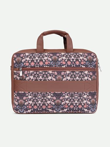 Image of ZOUK Arin Laptop Bag | Slim & Stylish Laptop Bag for Women Office Use | Fits 15.6+ Inch Laptop | Padded Compartment Fits up to 17 Inch Laptop | Water-Resistant | Lightweight