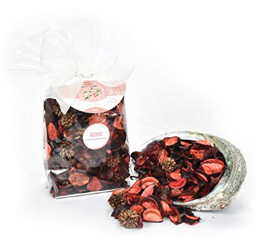Image of HEM Rose Potpourri - 100g | Natural Floral Fragrance for Home Decor, Room Freshener & Mood Uplift | Long-Lasting Rose Aroma for Relaxation & Elegance (25 x 13.4 x 12.1 cm)