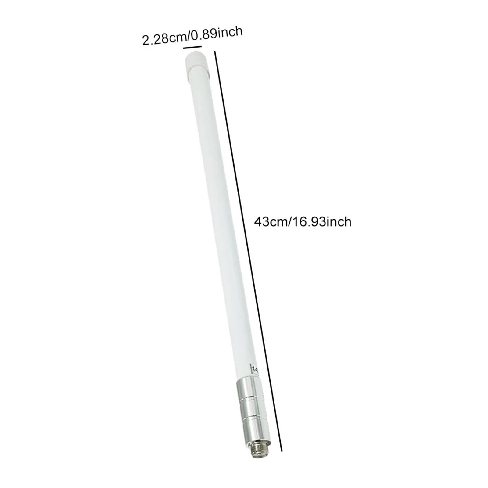 Antena Wodoodporna zewnętrzna dookólna antena z podstawą włókna szklanego 144/430 MHz Omni PL259 Złącze żeńskie