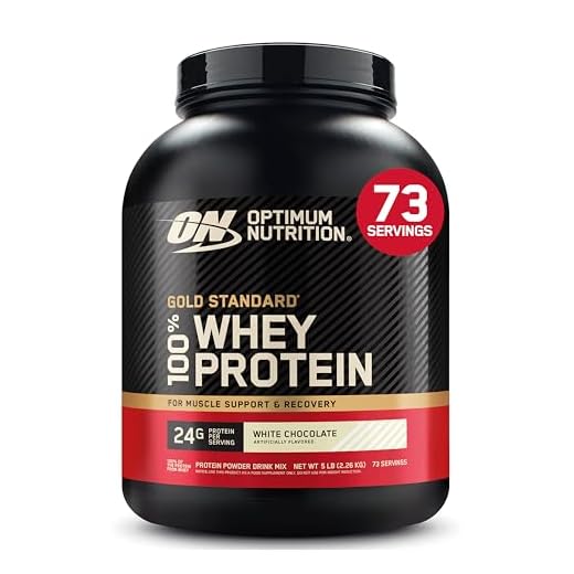 Optimum Nutrition - Gold Standard - Proteina de Suero, Chocolate Blanco 5Lb/2.26Kg