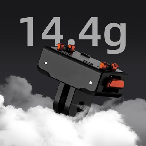 Jiawu Kamera Akcji Szybkie Uwalniacze Mocowanie, Połączenie z Adapterem śrubowym 1/4 "dla insta/360 X5 i Ace Pro 2, Kompatybilne z Paskami na Szyi, Statywami, Paskami Klatki