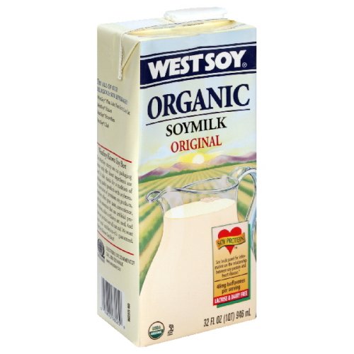 Westsoy Soy Milk Original Organic, Gluten Free, 32-ounces (Pack of6)