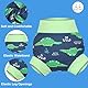 MOEMOE BABY Schwimmwindel Baby Wiederverwendbar Schwimmhose Wasserdichte Schwimmwindeln, Badeanzug für Jungen Mädchen Grün L/4T/4 Jahre