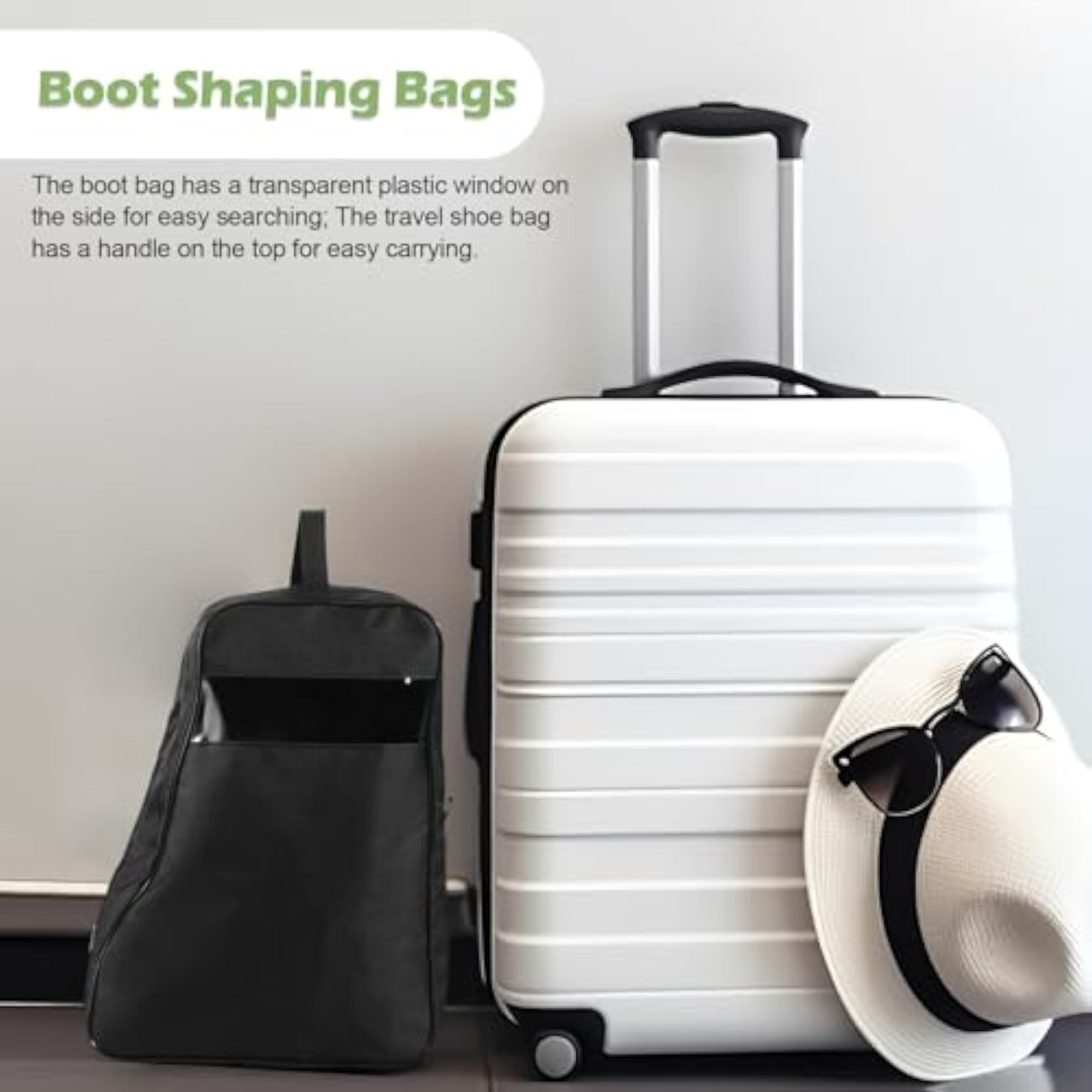 Boot Bags for Cowboy Boots, Travel Storage Bag