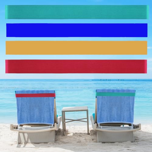 Beach Towel Bands 4-Pack