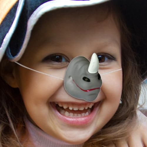 Nez de bec de perroquet, nez d'animal d'Halloween | Bande élastique pour – vue 3