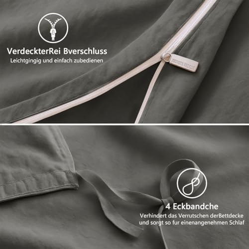 Lanqinglv Bettwasche Set Anthrazit - image 7