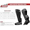 FIVING-MMA-Martial-Arts-Shin-Guards--Padded-Adjustable-Muay-Thai-Leg-Guards-with-Instep-Protection-for-KickboxingMMA-Training-and-Sparring--Durable-Professional-MMA-Equipment FIVING MMA Martial Arts Shin Guards – Padded, Adjustable Muay Thai Leg Guards with Instep Protection for Kickboxing/MMA Training and Sparring – Durable, Professional MMA Equipment (Black, Large)