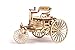 Wood Trick FIRST CAR Classic Mechanical Models 3D Wooden Puzzles DIY Toy Assembly Gears Constructor Kits for Kids, Teens and Adults
