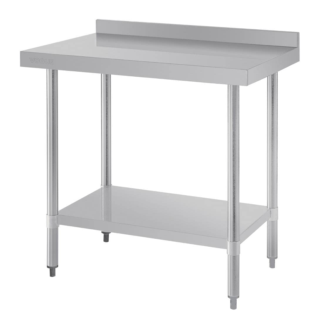 Vogue Table de préparation commerciale en acier inoxydable 900 x 900 x 600 mm