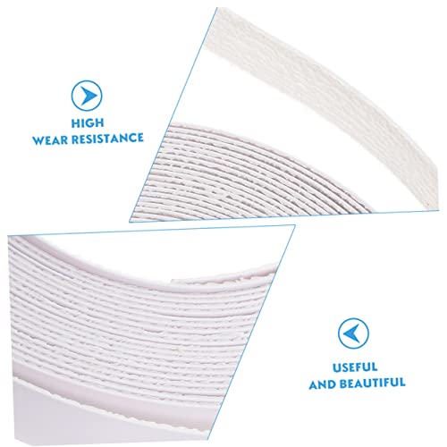 Cinta adhesiva para cantos de PVC blanco de 10 M para cubrir bordes 2