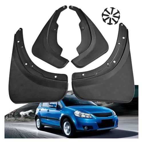 Guardabarros para Suzuki SX4 Hatchback Crossover 2007-2013: protectores contra salpicaduras de coche 2