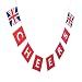 Fun Express - British Party Garland for Party - Party Decor - Hanging Decor - Garland - Party - 1 Piece