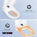 ARTETHYS Electronic Smart Bidet Toilet Seat with Warm Air Drying, Heated Seat Bidet with Remote Control Self-Cleaning Nozzle Adjustable Warm Water Power Saving, D/U Shape ARTETHYS Electronic Smart Bidet Toilet Seat with Warm Air Drying, Heated Seat Bidet with Remote Control Self-Cleaning Nozzle Adjustable Warm Water Power Saving, D/U Shape