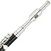 Mendini MPO-EN Black Resin Key of C Piccolo with Nickel Plated Keys with Case, Joint Grease, Cleaning Cloth and Rod, and Gloves