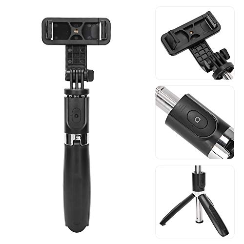 Trípode palo selfie bluetooth Ausla aluminio extensible de 70 cm con control remoto 2