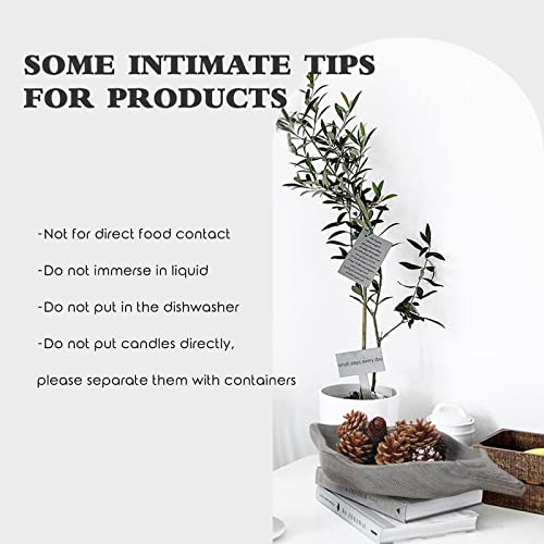 Oakrain Wooden Decorative Dough Bowl For Decor, Leaf Shaped Wooden Bowls With Handle, Hand Carved Dough Bowl For Farmhouse Vintage Rustic Decor(15.7"X 9.1" Grey) #TOP3