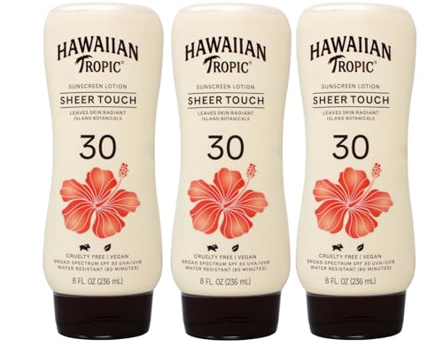 Hawaiian Tropic Sheer Touch Lotion - SPF 30; 8 fl. oz. (Pack of 3)