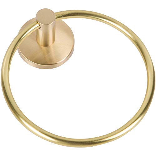 Delaney Hardware 598500 Towel-Rings, 900 Series, Satin Brass #TOP17