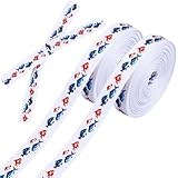 LARGE APPLICATION: Les rubans décoratifs sont mieux adaptés à la décoration de fête, pour les projets artisanaux, les anniversaires, les vacances, Noël, les mariages, la fête des mères, l'emballage cadeau ou la décoration de fête Vous pouvez appliquer les rubans aux chaussures, chapeaux, vêtements, fabrication artisanale, décoration de fête, fleurs, emballage cadeau, bricolage et toute autre occasion