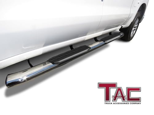 Estribos ovalados en acero inoxidable para Chevy Silverado/GMC Sierra 2019-2026 miniatura 2