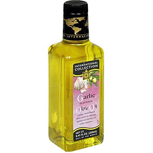 International Collection Olive Garlic Flavored Oil, 8.45 oz (Pack of 6)