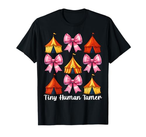 Carpa de Carnaval de Circo mamá día de la Madre pequeño domador Humano Camiseta