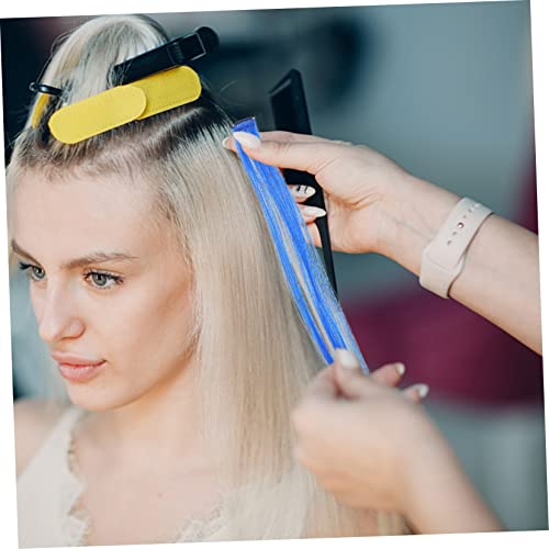Ipetboom 20Pcs Peruca Extensões De Cabelo Liso Clip Arco-Íris Extensões De Cabelo Clip-On Extensão D