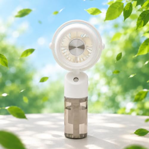 Ventilador de mano recargable con 3 velocidades para uso personal 4
