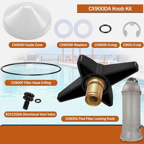 CX900D CX900A CX900G Kit de Botão de Filtro para Piscina Peças de Reposição Botão de Travamento para