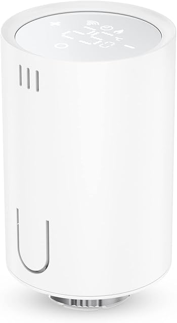 meross Smart Radiator Thermostat (NEED HUB)-WIFI Heating Control, LED Digital Display, Compatible with Apple HomeKit, Alexa, Google Home, SmartThings M30 x 1.5 mm, 6 adapters Easy DIY Installation