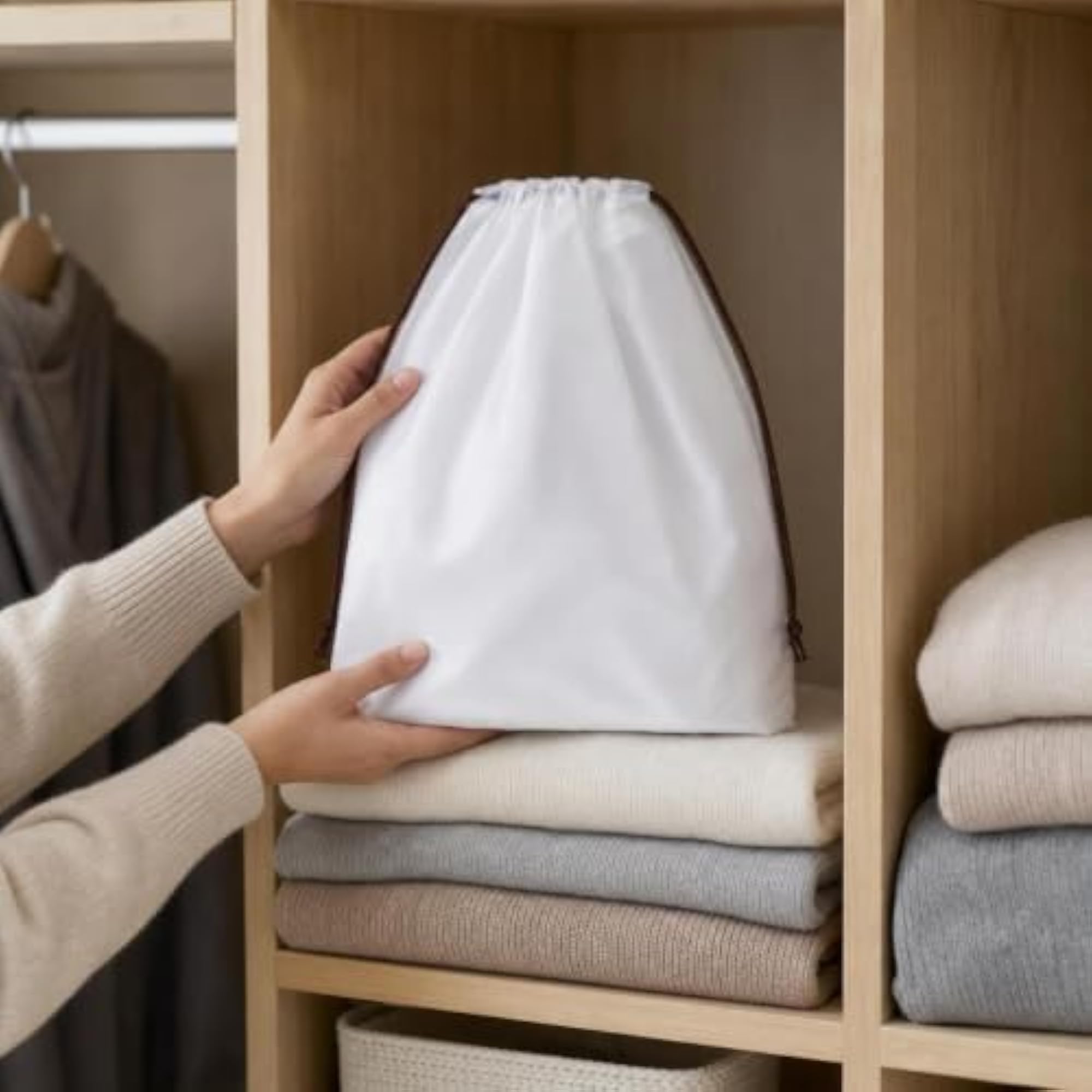 Waterproof Drawstring Travel Storage Bags for Clothing