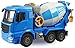 LSZ Toy Car Bétonnière 01h20 Engineering Béton Simulation de véhicule Modèle Jouets Inertie éducation Cadeau for Les garçons et Les Filles Voitures et Camions