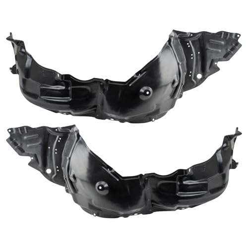Image of TRQ Front Inner Fender Liner Set Compatible with 2010-2015 Lexus IS250 IS350 LX1248109 LX1249109