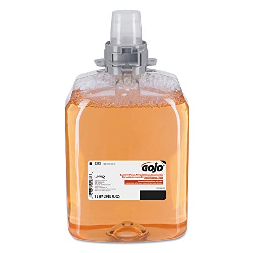 Gojo FMX-20 Luxury Antibacterial Foam Handwash, 2000 Milliliter Refill - 2 per case.