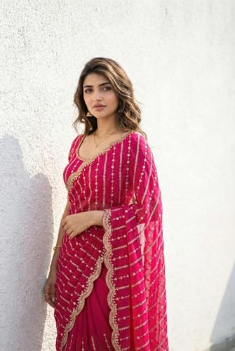 Image of Amazon Brand - Tavasya Womens Saree
